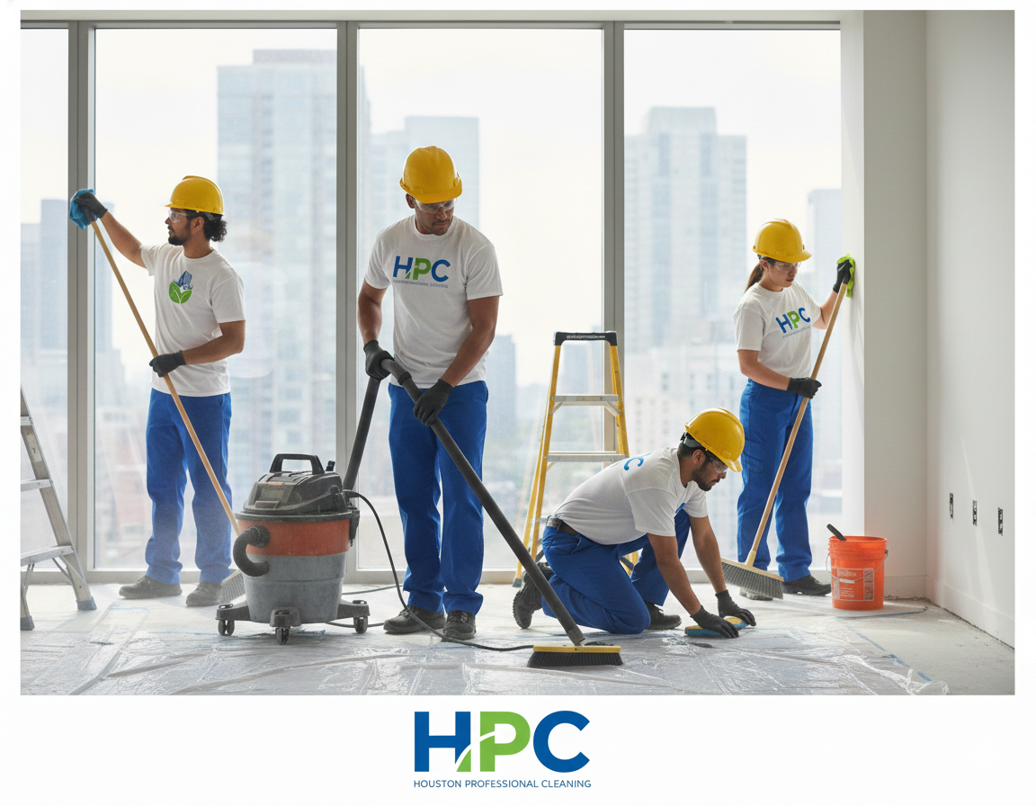 Houston Professional Cleaning team at work